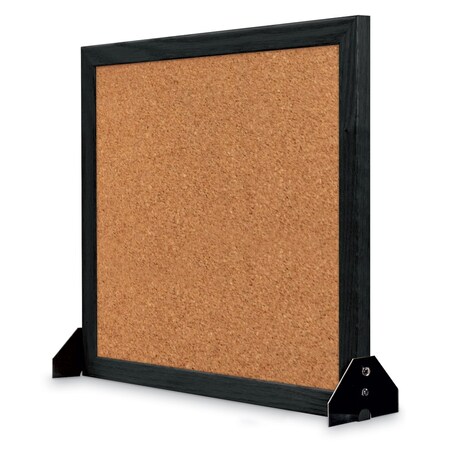 United Visual Products Indoor Enclosed Combo Board, 48"x36", Bronze Frame/White Porc & Keylime UVCB4836BZ-WHTPORC-KEYLIME